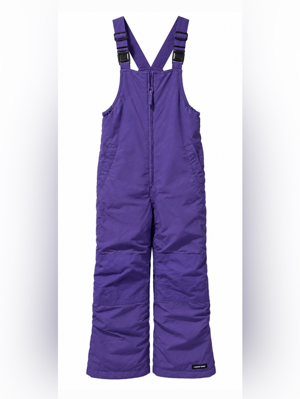 Lands' End Purple Kids Snow Bib Overalls